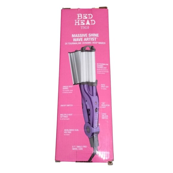 Bed Head Wave Artist Deep Waver 2X Tourmaline Ceramic Technology & Dual Voltage - Picture 11 of 11